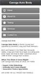 Mobile Screenshot of canogaautobody.com